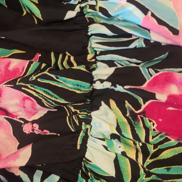 New York & Company Multi Color Floral Dress 100% Cotton Size M - Picture 13 of 13